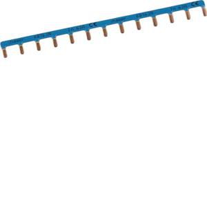 Doorverbindingsrail / kamrail blauw 13x1P 63A