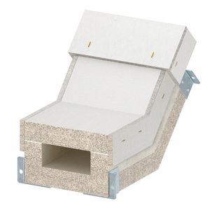 Stijgbocht voor BSKH09-K0511 50x110 glasvezel grijs