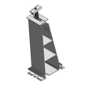 Achtervoet aluminium P10 midden ValkPro+