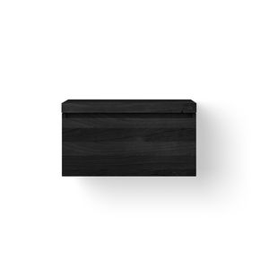 Badmeubel WOODEN BASIC DRAWER 700mm 1x la eiken zwart