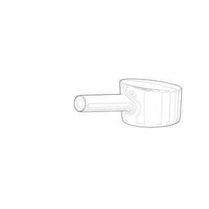 Greep v. pressure balance valve Hendel 40x87mm Champagne