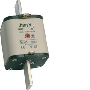 Mespatroon NH3 500A  500V gG combimelder geisoleerd