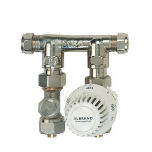 Badkamerverdeler BKA verticaal vernikkeld