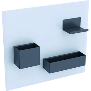 Magneetbord incl. box. p.coat mat / wit p.coat mat