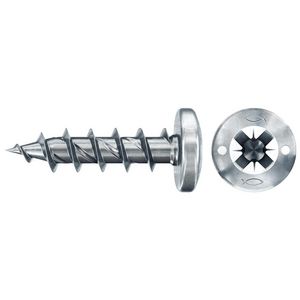 Spaanplaatschroef PowerFast 4,5x16mm TX bolkop VD verzinkt VVE=200