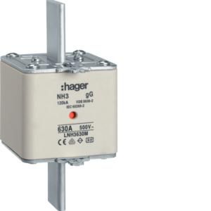Mespatroon NH3 630A 500V gG combimelder