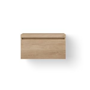Badmeubel WOODEN BASIC DRAWER 700mm 1x la eiken old grey