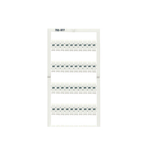 WMB-markeringskaart als kaart bedrukt wit 793-5677 VVE=5