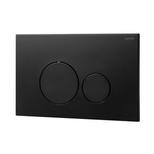 WC Bedieningpaneel Mat Zwart