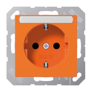 Wandcontactdoos oranje slagv R/A tekstv&ki.veil A500