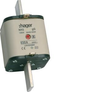 Mespatroon NH3 630A 500V gG combimelder geisoleerd