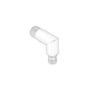 Aansluiting 63x59x23mm chr