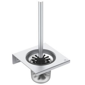 Closetborstelgarnituur Alu+ wandmontage Silver