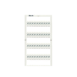 WMB-markeringskaart als kaart bedrukt wit 793-5574 VVE=5