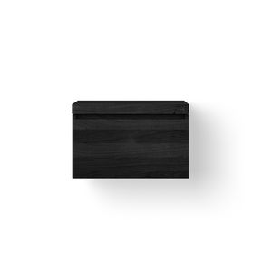 Badmeubel WOODEN BASIC DRAWER 600mm 1x la eiken zwart