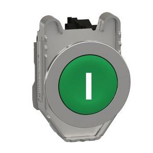 Drukknop Verzonken Metaal Terugvering 30mm 1NO Gem XB4