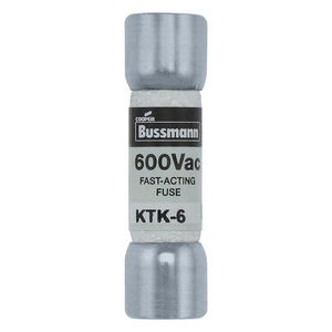 Zekering laagspanning 6A AC 600V 10x38mm UL CSA VVE=10