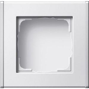 Profiel 1-voudig verticaal + horizontaal Profiel 55 alum.zuiver wit(gel.)