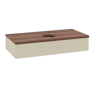 Wastafelonderkast Antao 1000x190x500mm S.Grey Matt Lacquer L09052HJ
