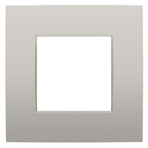 Enkelvoudige afdekplaat Niko Intense light grey