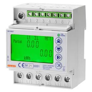 ENERGIEMETER-MID BUS-DRIEFASE-DIGITAAL-DIRECT 80A-