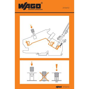 Instructiesticker 210-413 VVE=500