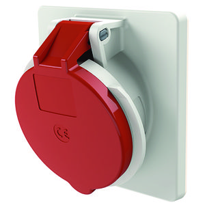 Inbouwwandcontactdoos 32A 5-polig  6H 400V IP44 20147A