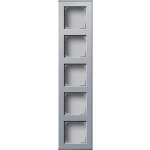 Profiel 5-voudig verticaal + horizontaal Profiel 55 aluminium