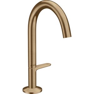 AXOR One wastafelmengkraan met afvoerplug Brushed Bronze