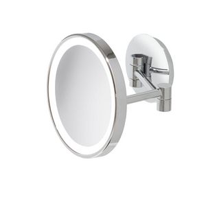 LED Scheerspiegel 2-armig 3x vergrotend ø203mm Chroom MIRROR