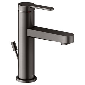 1-hendel wastafelmengkraan 100 m/trekst/afvoergarn/IXMO Flat/r titaanzw