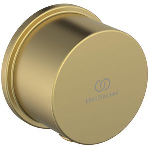 IRAIN WALL ELBOW CYL 1/2"CONN brushed gold (mat goudkleurig)