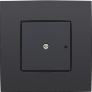 Afwerkingsset 1-kanaals inbouw RF met enkelpolig anthracite