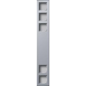 Profiel 5-voudig 600mm verticaal + horizontaal Profiel 55 aluminium