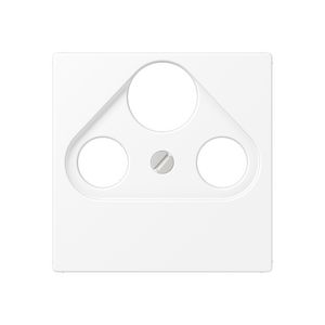 Afdekking A500 wit mat slagvast voor SAT-TV