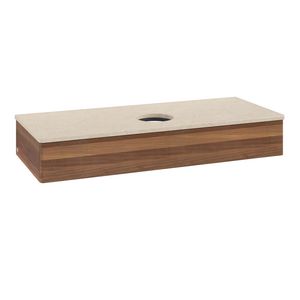 Wastafelonderkast Antao 1200x190x500mm Warm Walnut K10013HM