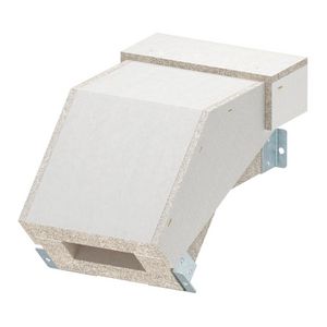 Valbocht voor BSKH09-K0511 50x110 glasvezel grijs