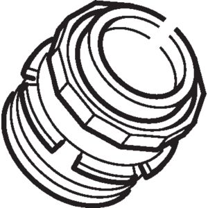 Bevestigingsmoer M55x1 SW45
