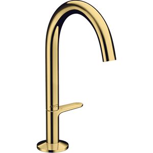 AXOR One wastafelmengkraan m afvoerplug Polished Gold Optic