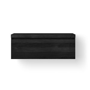 Badmeubel WOODEN BASIC DRAWER 1000mm 1x la eiken zwart
