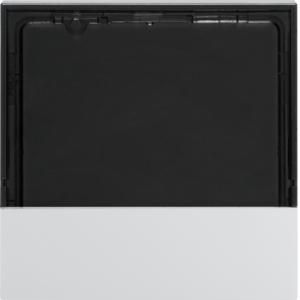 Afdekraam voor KNX therm. berker S/B polar wit glans