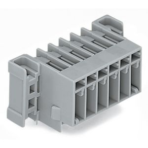 THT male steker Soldeerpen 1,0x1,0mm haaks grijs VVE=100
