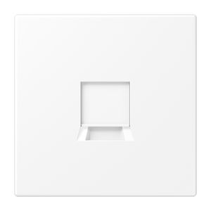 Afdekking LS900 wit mat v.mod.jack 1-voudig LS990