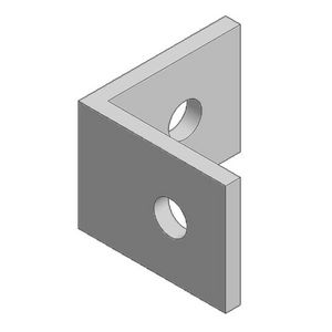 Hoekbeugel aluminium tbv dakhaak 729520 VVE=500