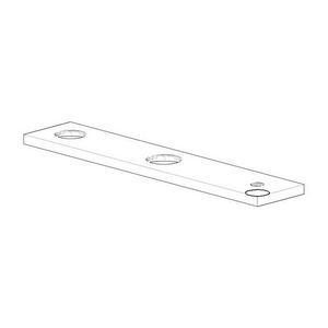 Rozet 300x60x9x31,5mm chr