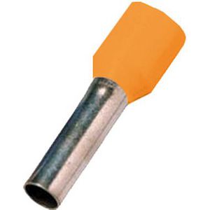 Geisoleerd adereindhuls 0,5mm² 10mm L vertind VVE=100