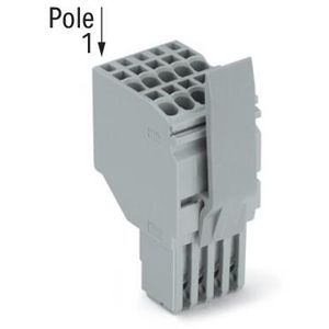 2-draads FE steker 1,5 mm² grijs 2020-202/122-000 VVE=100