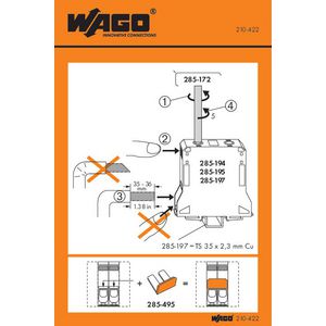 Instructiesticker 210-422 VVE=100