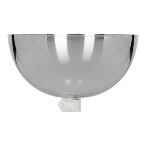 Plafondkap bowl metaal 100x50mm kunststof trekontl. Chroom