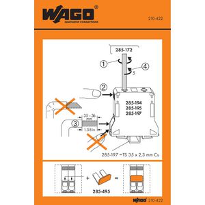 Instructiesticker 210-422 VVE=100